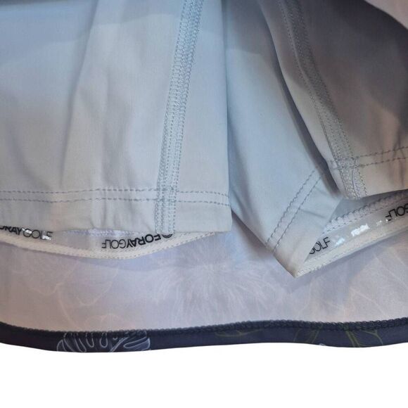 Foray Golf Women's Navy & Multicolor Floral Poly/Spandex Skirt Skort NEW - Picture 5 of 8